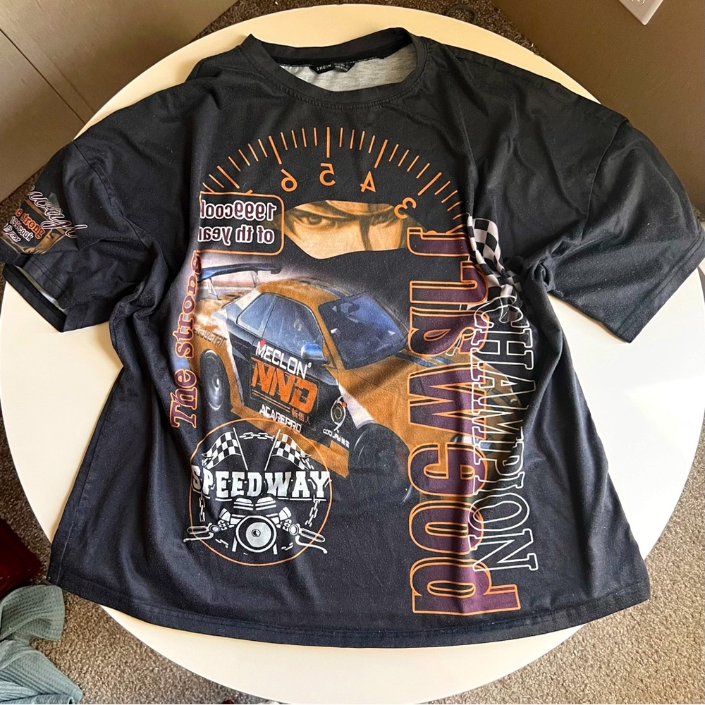 Oversized Short Sleeve Tee Shirt